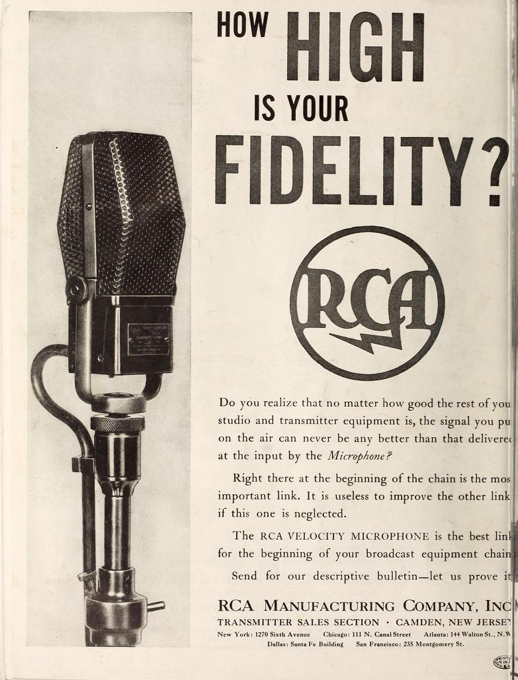 RCA ad 1935