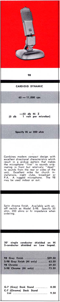 98 in catalog