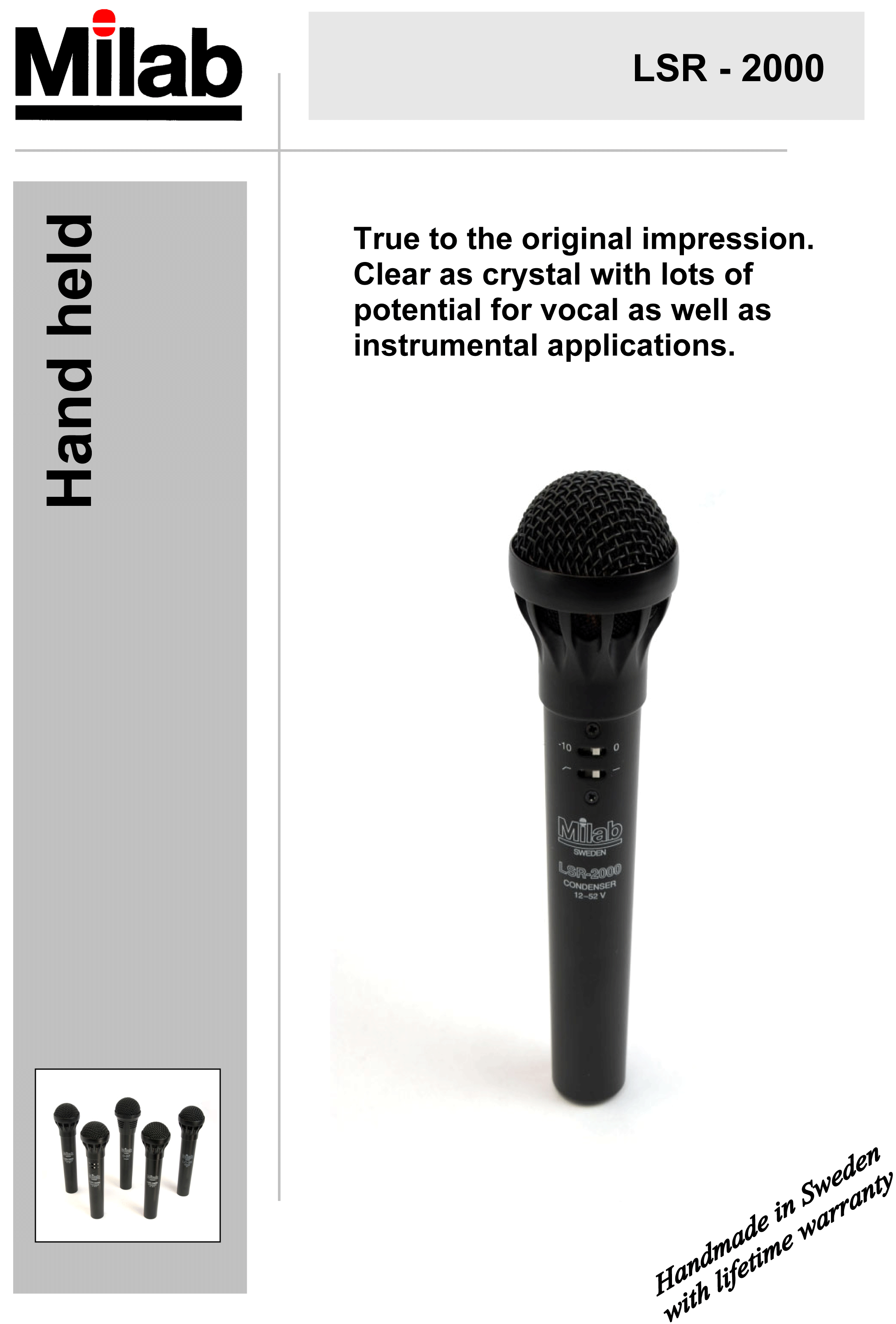 Milab LSR2000 brochure